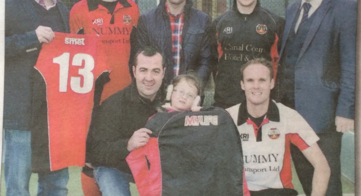 Newry Olympic Hockey Club Firsts Strip jointly sponsored with Smet Building Products & Nummy Transport