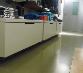 Completed by Turley Bros and Terazzo Floor Polishing - polished Floor G-Star Raw Store,.