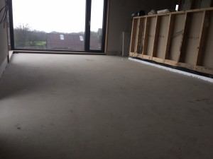 SMET supplied SMET LiteFlo® Lightweight Flowing Screed for a timber suspended floor, in a self-build set in the idyllic district of Ballymena