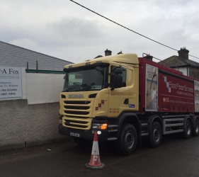Fast Floor Screed Ltd Mobile Screed Factory_screed delivery to P & A Fox Construction