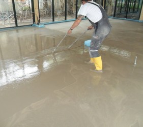 Sopro Rapidur® FE _tamping the screed@ SMET
