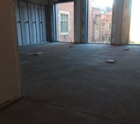 QUB school of Law floor extension_B Doherty Screeding Services_Sopro Rapidur® B5 Rapid Drying Screed Binder