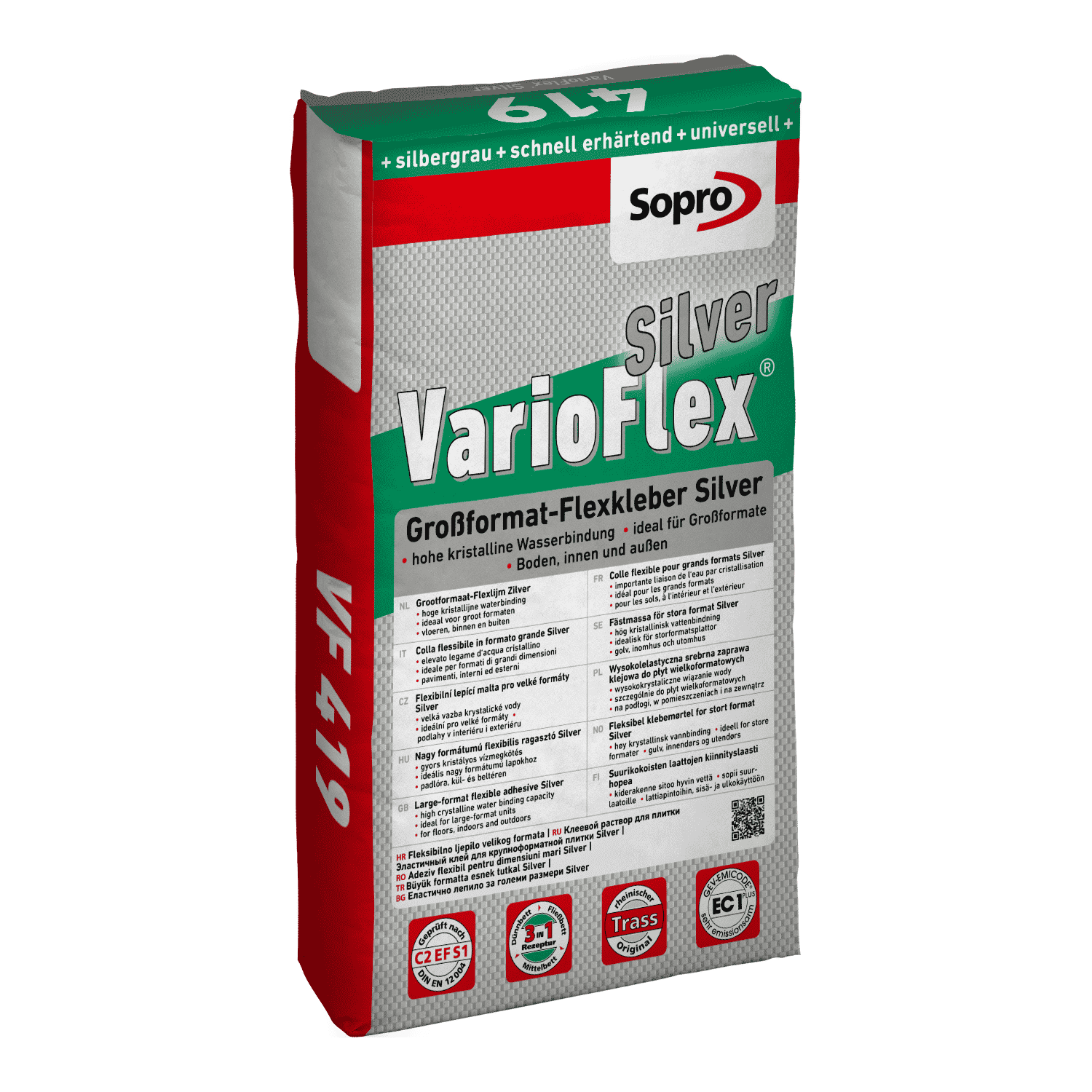Sopro VF 419 - VarioFlex® Silver Large-Format Flexible Tile Adhesive