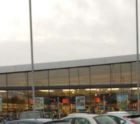 Lidl Lowestoft UK, exterior new concept store
