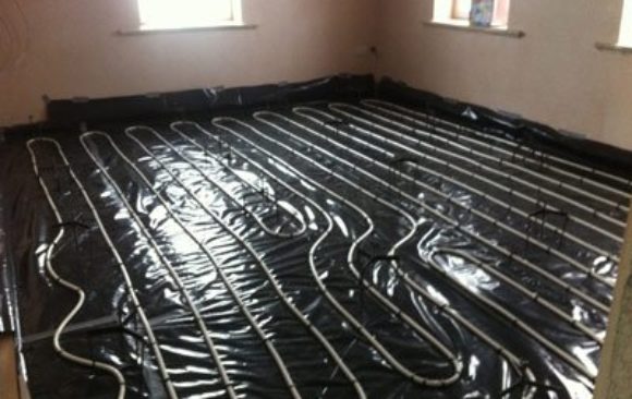 Floor screed Ireland_Kilsaran Alphflo_new build with under floor heating in Dysert, Co Roscommon