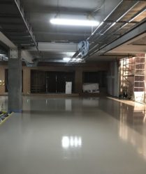 Fast Floor Screed_interior bays_ Jervis Street, with our new Raddiplus Rapid Screed