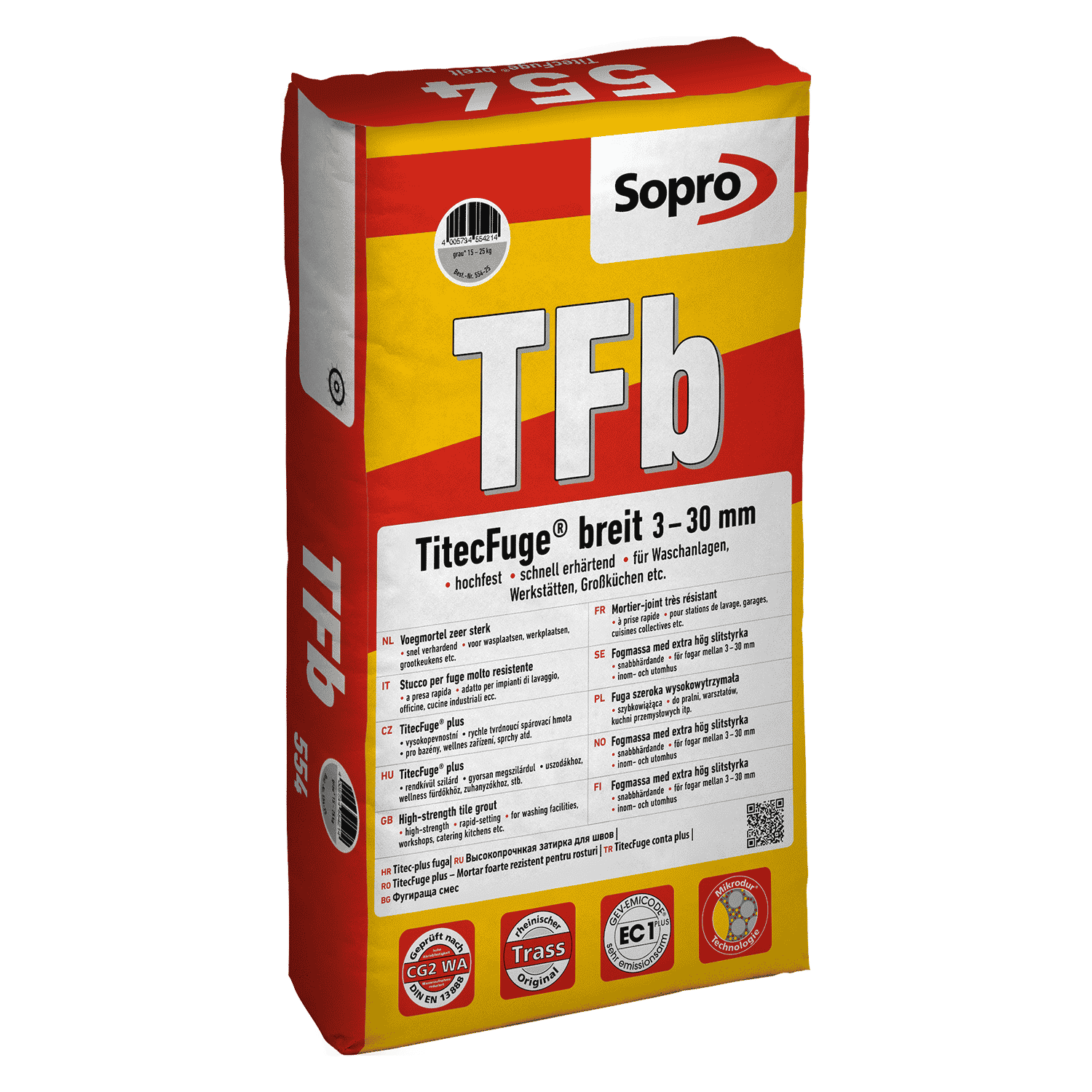 Sopro TFb 554 - High Strength Tile Grout