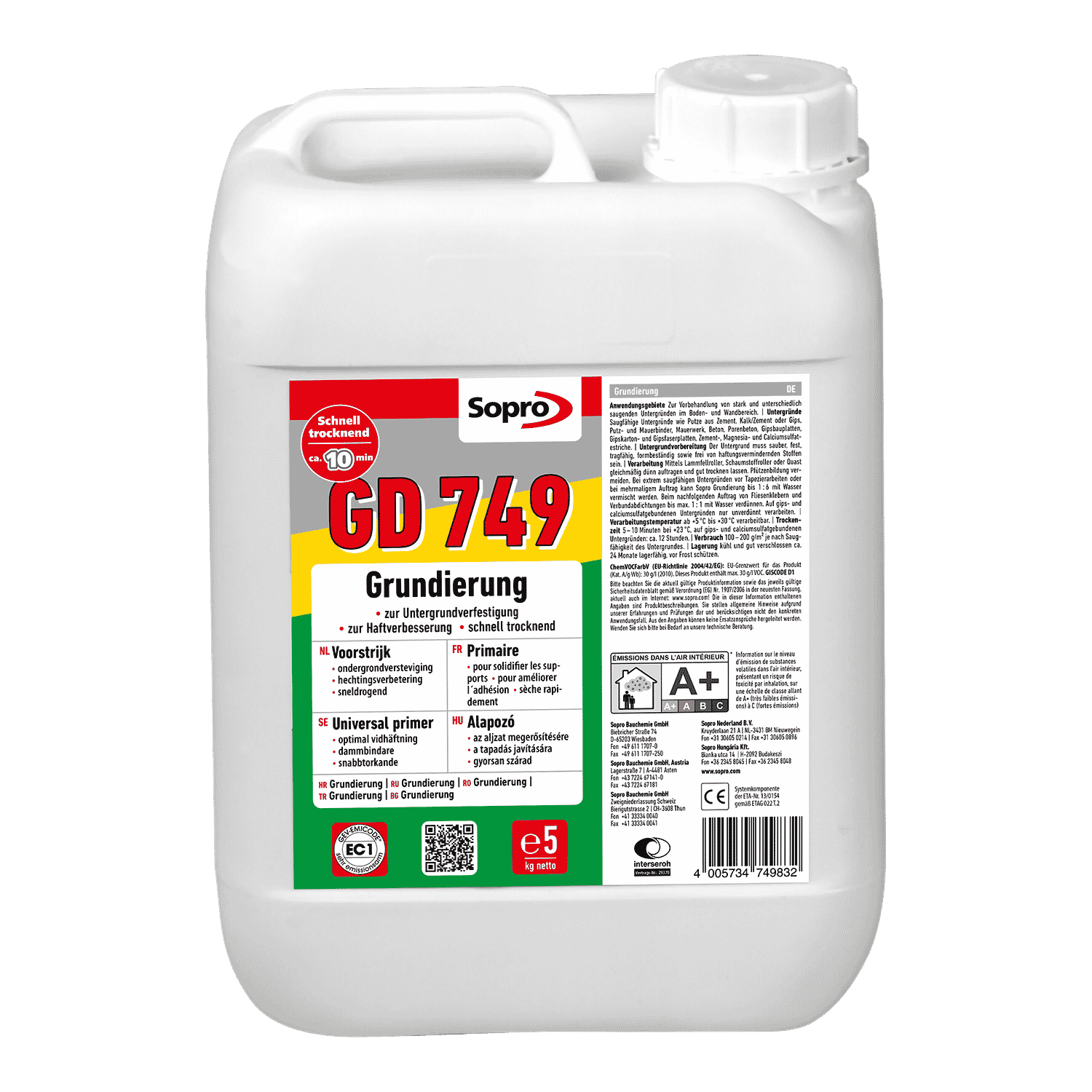 Sopro GD 749 – Universal Floor and Wall Primer