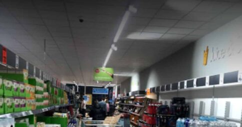 Lidl Hersham_ Bauprotec render system from SMET_application Bteam
