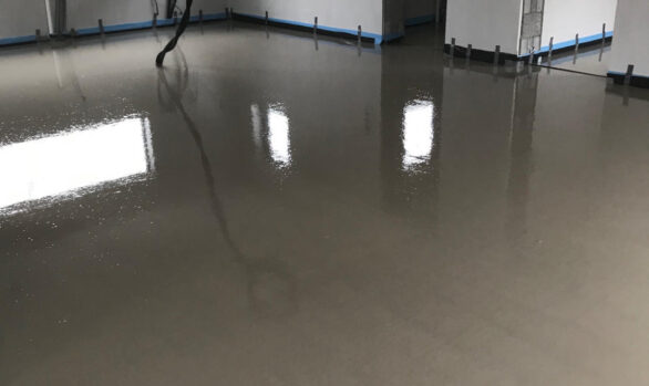 Fast Floor Mobile Screed Factory pour for Cooldine construction Ready for foot traffic in 4 hours