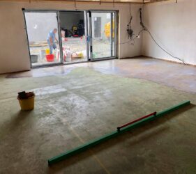 Refurbishment of a Games room floor | Sopro VS 582 | easily lays to falls