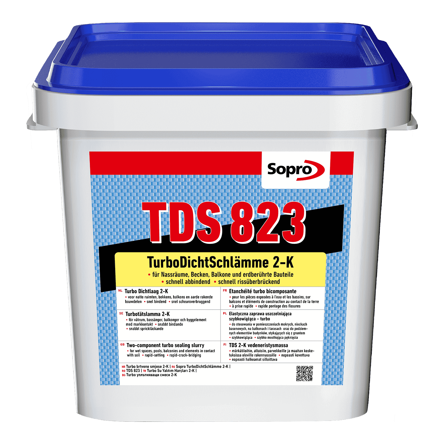 Sopro TDS 823 – Two-component Turbo Tanking Slurry
