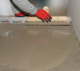 Sopro VS 582 - Fibre-Reinforced Self-Leveller_easily lays to falls_