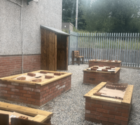 SMET donated £250 towards the construction of the new Sensory Garden in Newry High School
