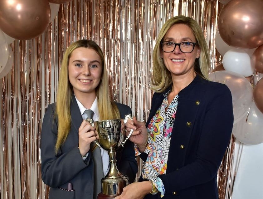 SMET sponsors Newry High School annual Awards Ceremony cup