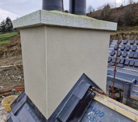 650m2 bauprotec 850 M in New Build_ Machine Applied Render _Remark Plastering