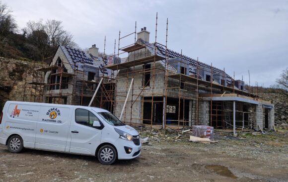 650m2 bauprotec 850 M in New Build_ Machine Applied Render _Remark Plastering