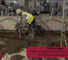 DCU Polaris Building_3,500 m² Rapidur® EB5 Floor Screed by B. Doherty Screeding Ltd