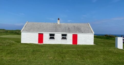 Sympathetic Restoration using Lime Mortar made with SMET 3.5 NHL | Ardglass Golf Club Co Down | Cottage on the 7th hole dating form 1771