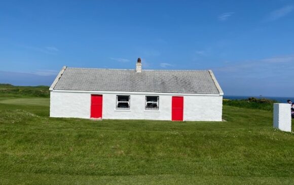 Sympathetic Restoration using Lime Mortar made with SMET 3.5 NHL | Ardglass Golf Club Co Down | Cottage on the 7th hole dating form 1771
