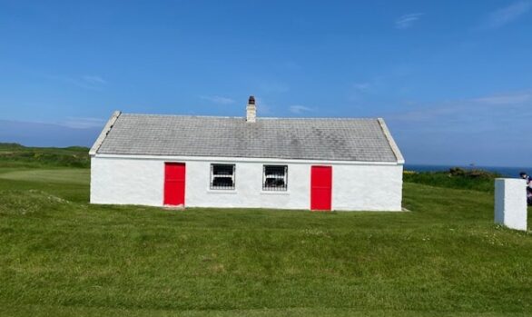 Sympathetic Restoration using Lime Mortar made with SMET 3.5 NHL | Ardglass Golf Club Co Down | Cottage on the 7th hole dating form 1771
