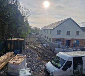 Remark Plastering_Machine Applied Render_bauprotec 850 M_Kells