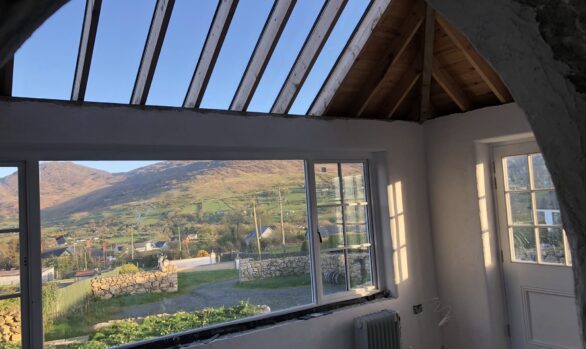 Former National School built in 1882 restored using SMET sustainable mortars