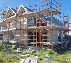Tom Togher Plastering for Eamon Peregrine Architects | bauprocalc 830 – Hydraulic Lime Based Render | from SMET