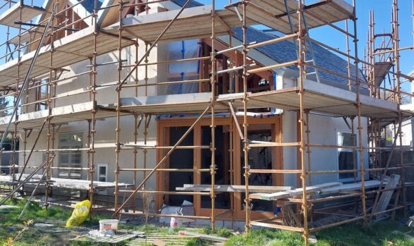 Tom Togher Plastering for Eamon Peregrine Architects | bauprocalc 830 – Hydraulic Lime Based Render | from SMET