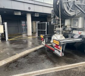 B Doherty Mobile Screed Factory_ Rapidur EB5 240 m2 at 80 mm for Martin and Hamilton