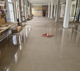SMART® Flooring Renovation System_500m2 floor renovation, for London Projects Ltd_McDaid Screeding Ltd