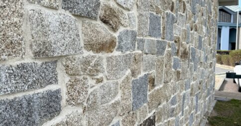 bauprocalc 830 for pointing mortar_ CDM Ireland_ External granite cladding_new toilets Newcastle Co Down