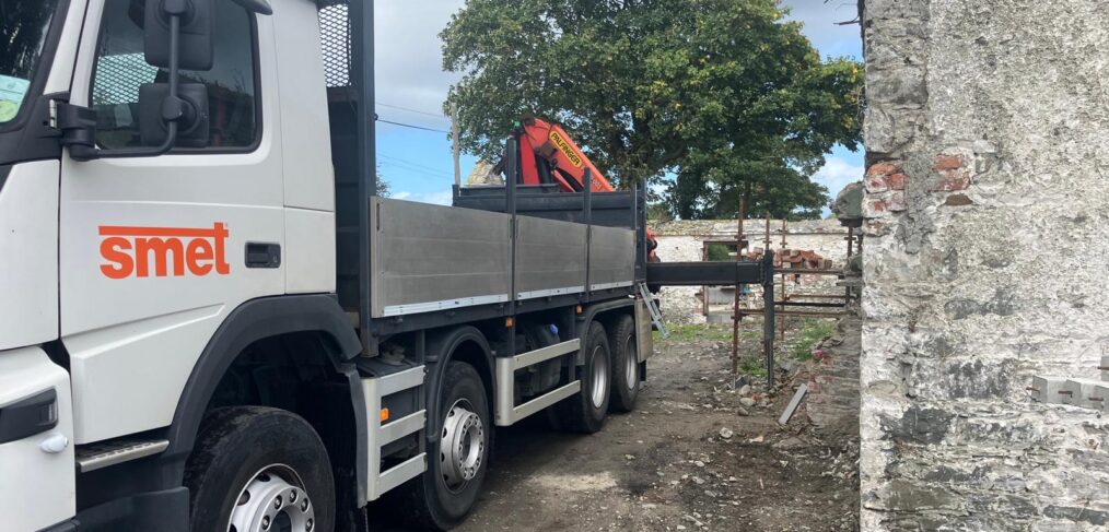 SMET NHL 3.5 delivery to site_lime mortar lime plaster lime render lime repointing