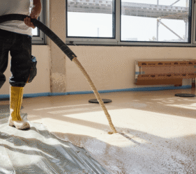 Smooth Laitance Free_Pumpable_Under Floor Heating_Flowing Screed_